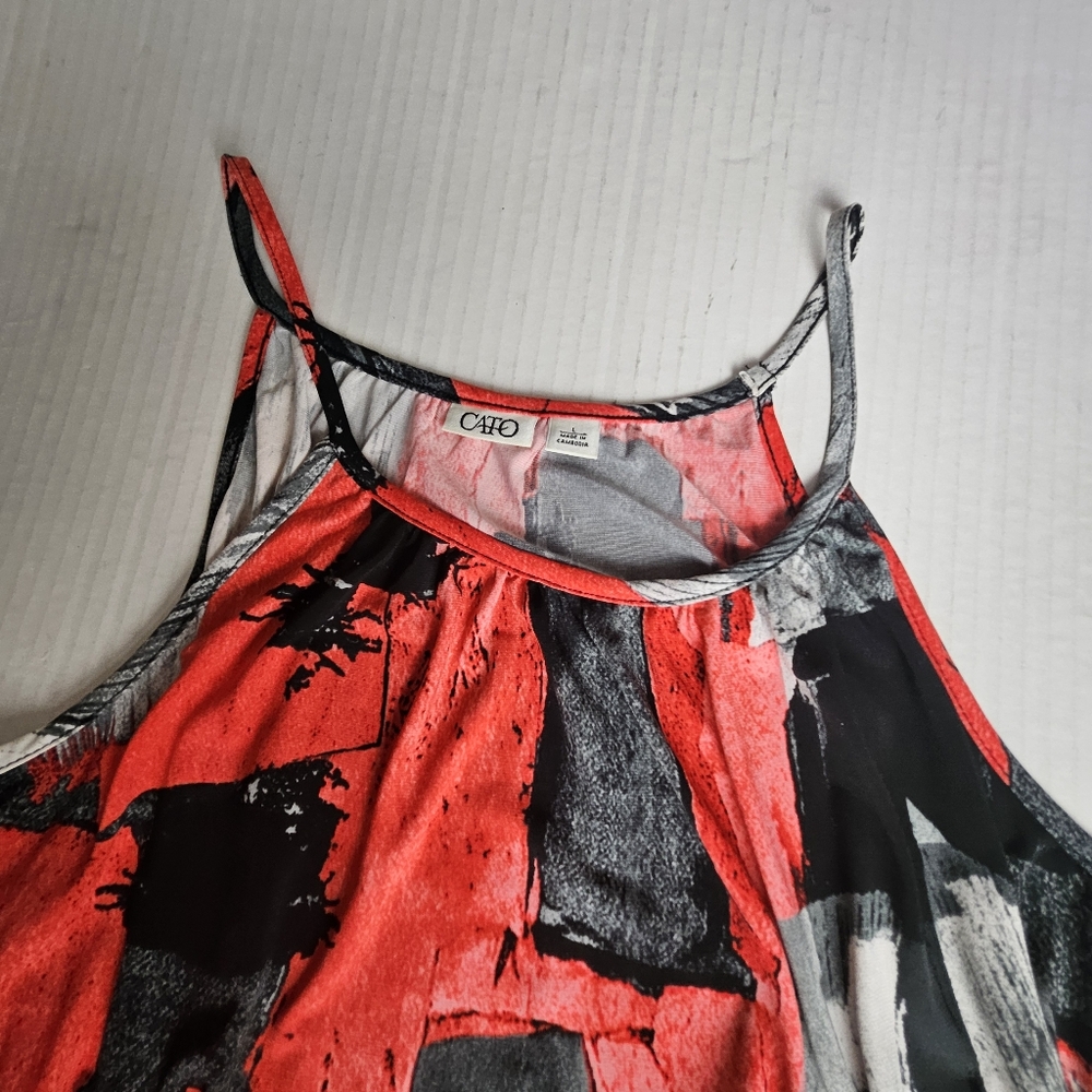 CATO Women Multicolor Vivid Sundress Size Large - Picture 4 of 13